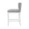 Alaterre Furniture Miranda Swivel Counter Height Bar Stool, White ANMR01FDC - alternate 4